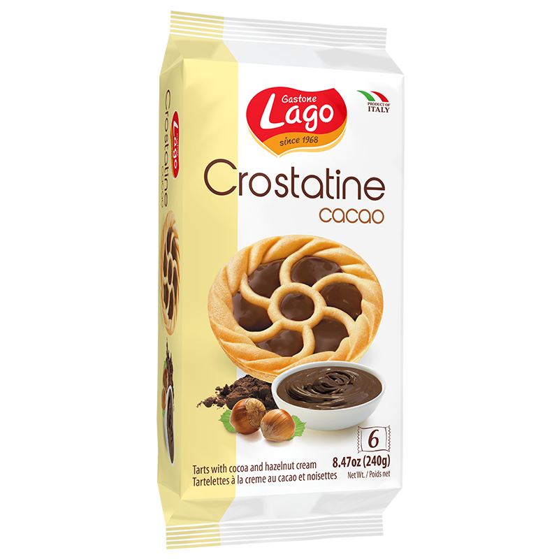 Gastone Lago Crostatine cacao ( 6 tarts)