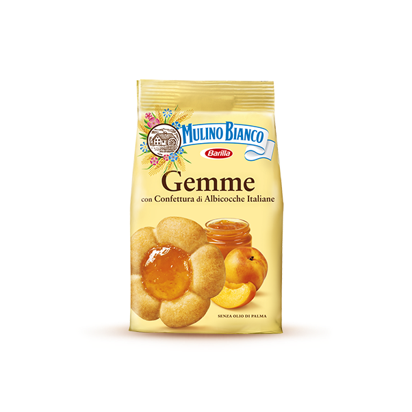 Gemme with apricot jam Mulino Bianco – Made In Eatalia