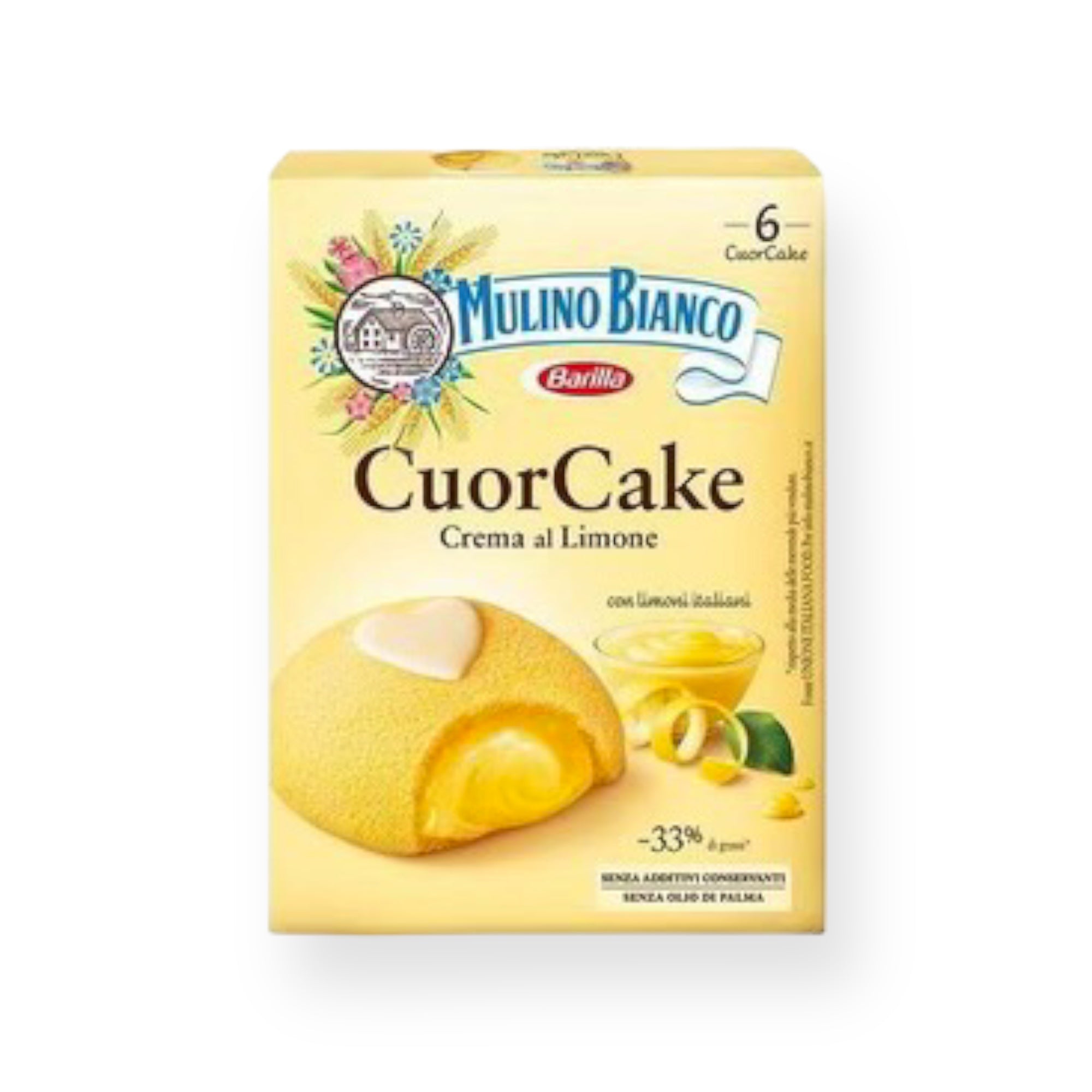 Mulino Bianco CuorCake With Lemon Cream