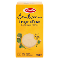 Barilla Emiliane Lasagne all’uovo 500g