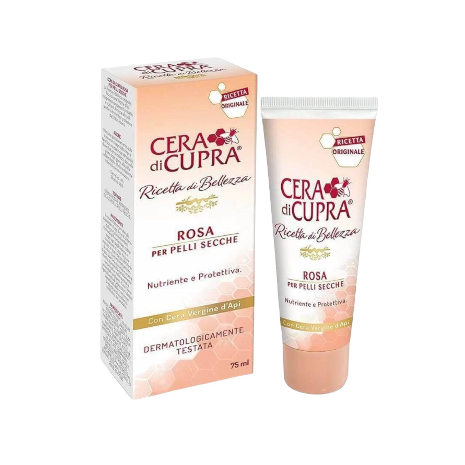 CERA DI CUPRA ROSA - Natural Anti-aging Face Cream for Dry Skin 75ml